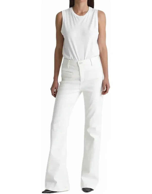 Desi High-rise Flare Pants