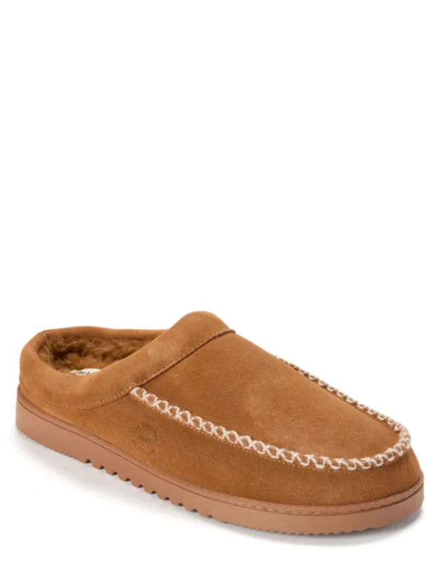 Beckett Genuine Suede Clog Slippers