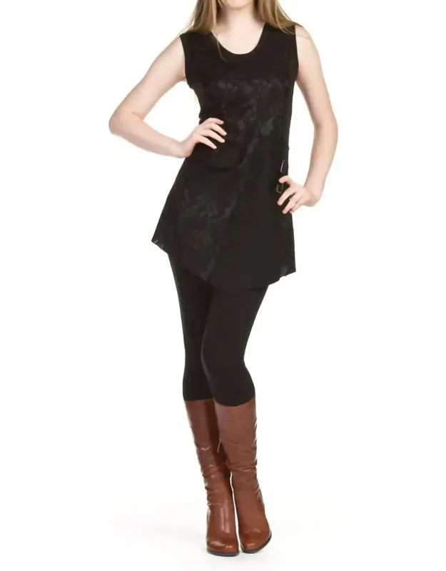 Angle Hem Patch Dress