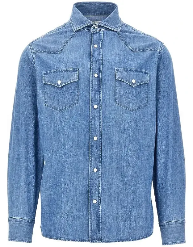 Cotton Denim Shirt