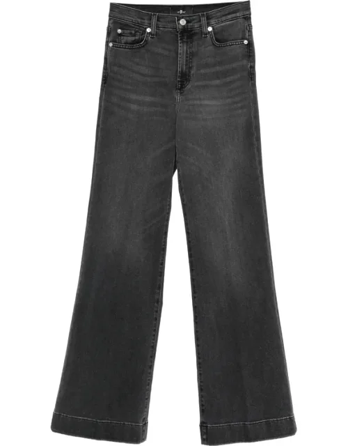 Modern Dojo Faded-effect Wide-leg Jeans