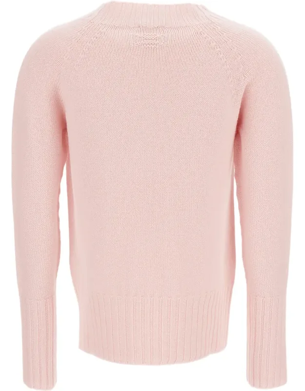 Jersey-knit Merino Wool Raglan Crewneck Sweater