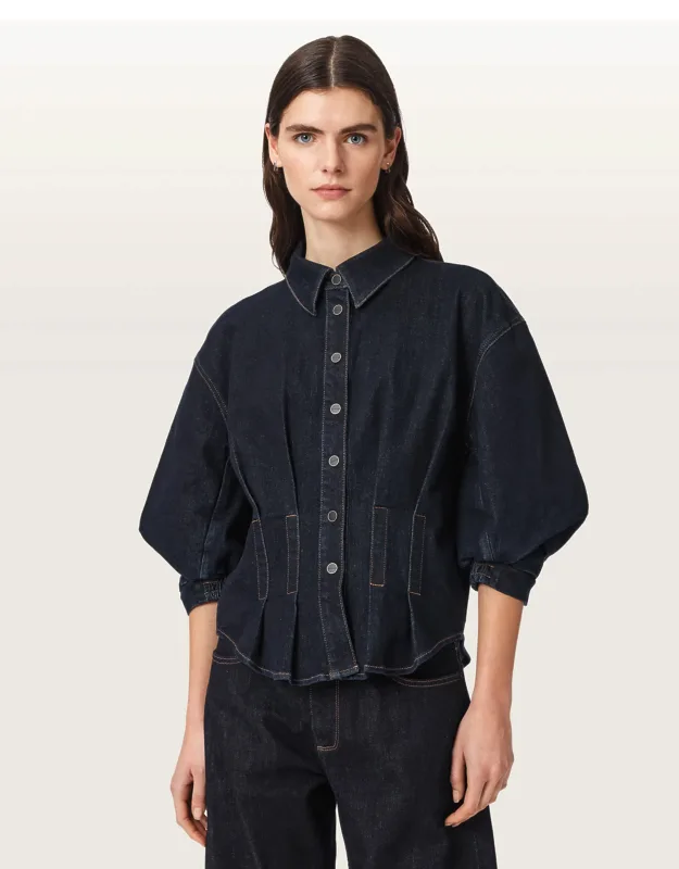 Fitted Denim Shirt