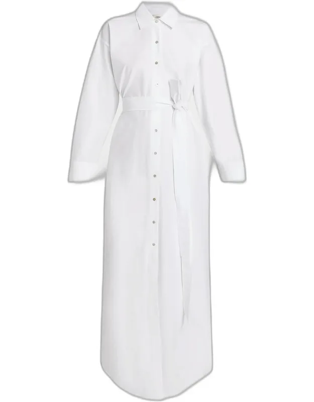 Ridley Tie-waist Maxi Shirtdress