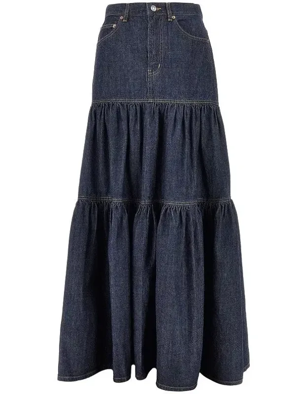 Country Denim Skirt