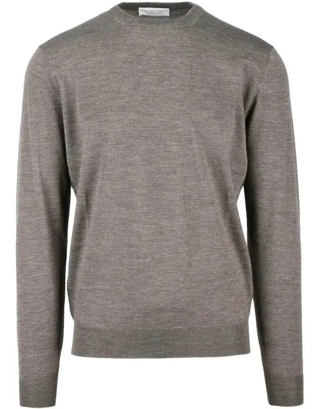 Merino Wool Crew Neck Sweater