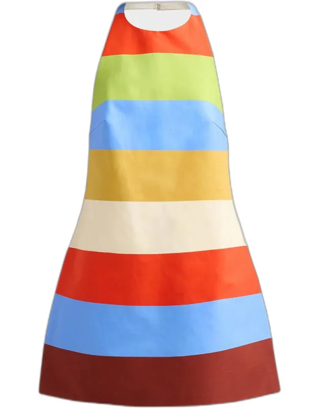 Stripe Shift Mini Dress