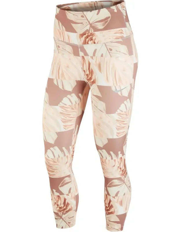 Activewear Dri-fit Printed Cropped Full Length Leggings