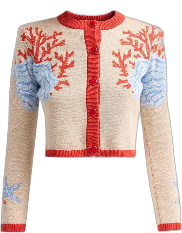 Seashell Knit Cardigan