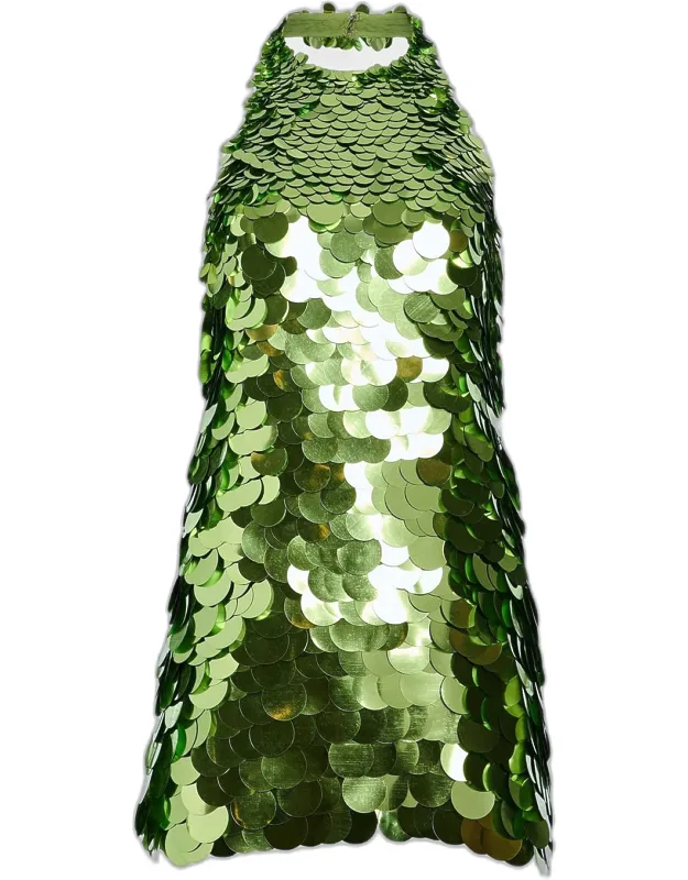 Bondera Sequined Halter Mini Dress