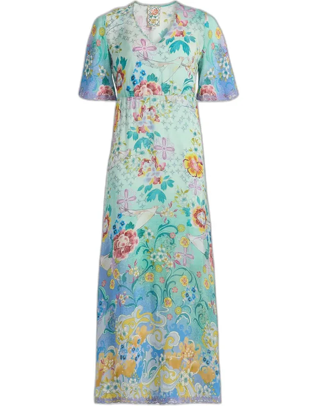 Printed Maxi Dress