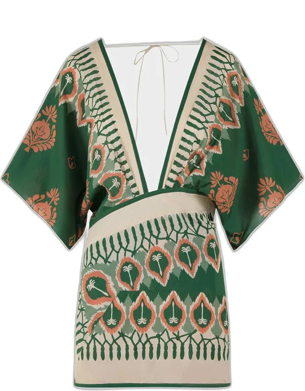 Inundada De Color Cotton Mini Dress