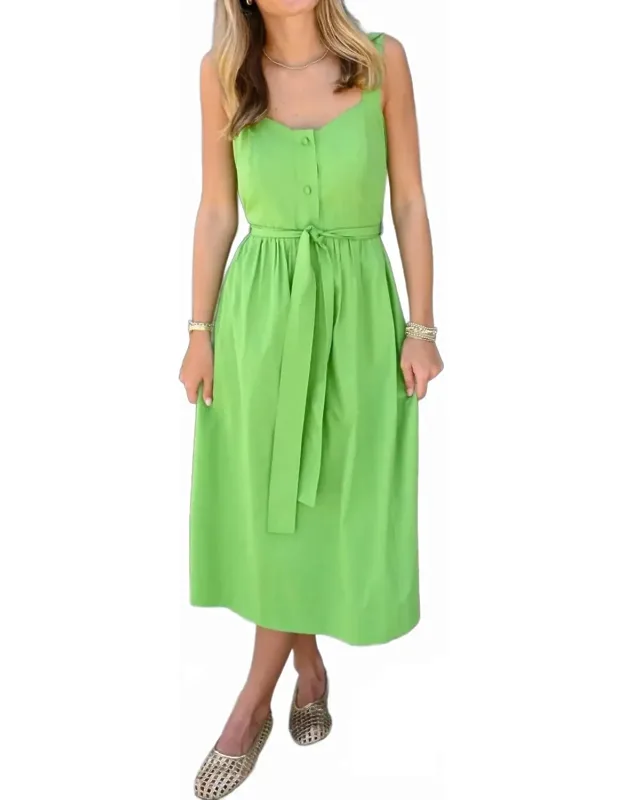 Classic Poplin Midi Dress