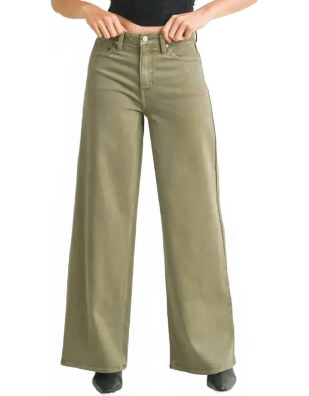 Palazzo Wide Leg Jeans