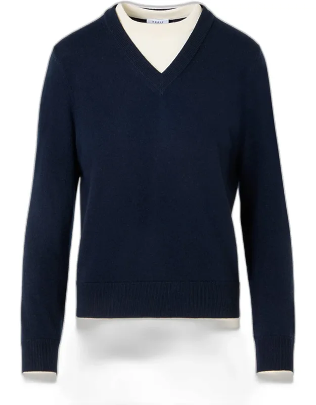 Layered Wool-cashmere Sweater