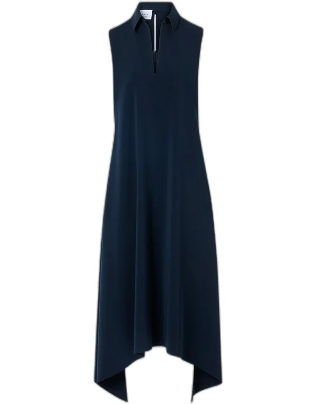 Signature Lasercut Crêpe Midi Dress