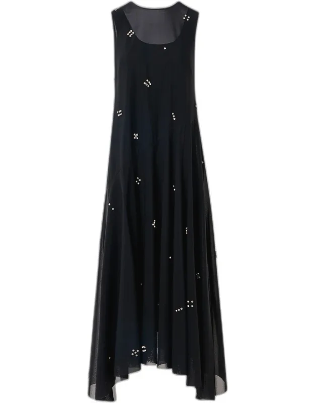 Diamond Dice Dot Midi Dress