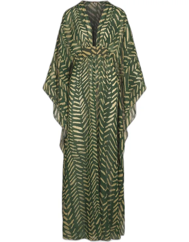 Secret Garden Printed Maxi Dress