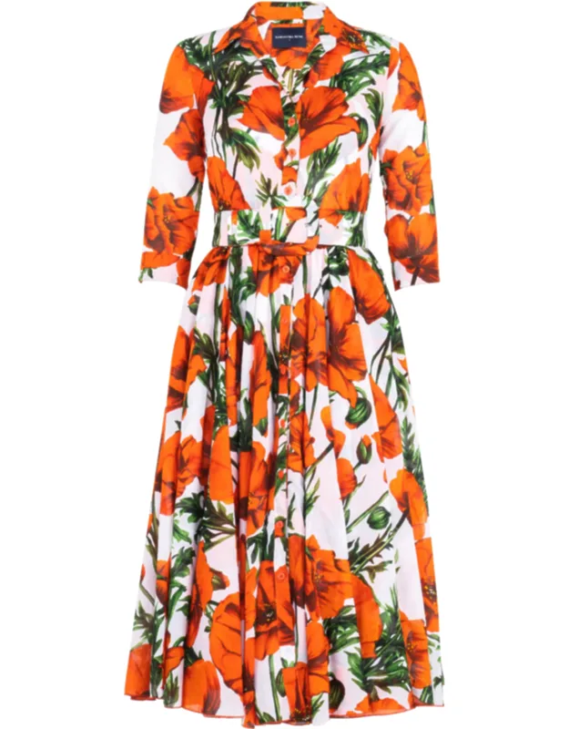 A-line Midi Shirtdress