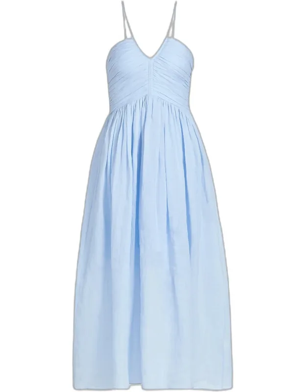 Rumi Ruched Midi Dress