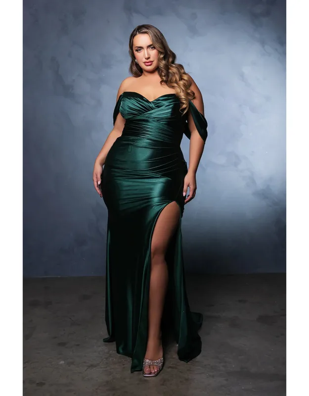 Off-shoulder Sleeveless Formal Dress