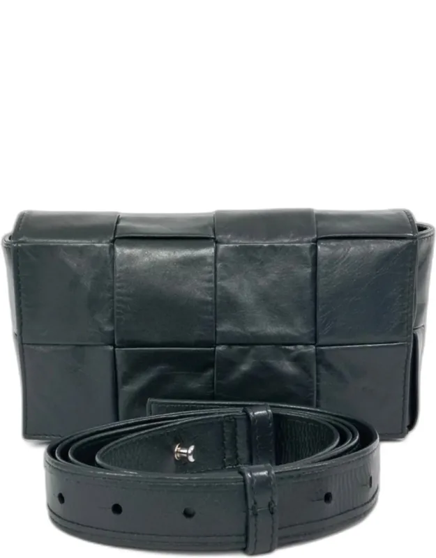 Leather Cassette Belt Bag
