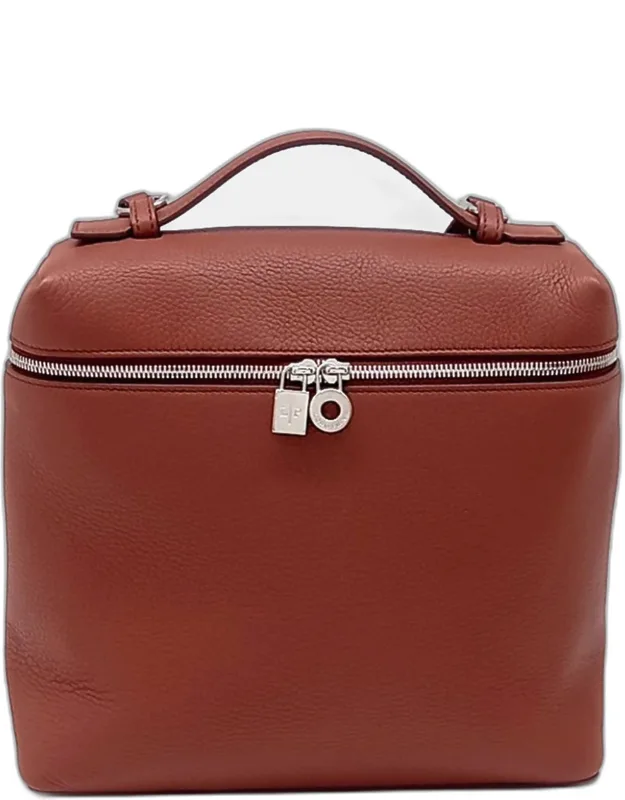 Leather Extra Pocket Backpack