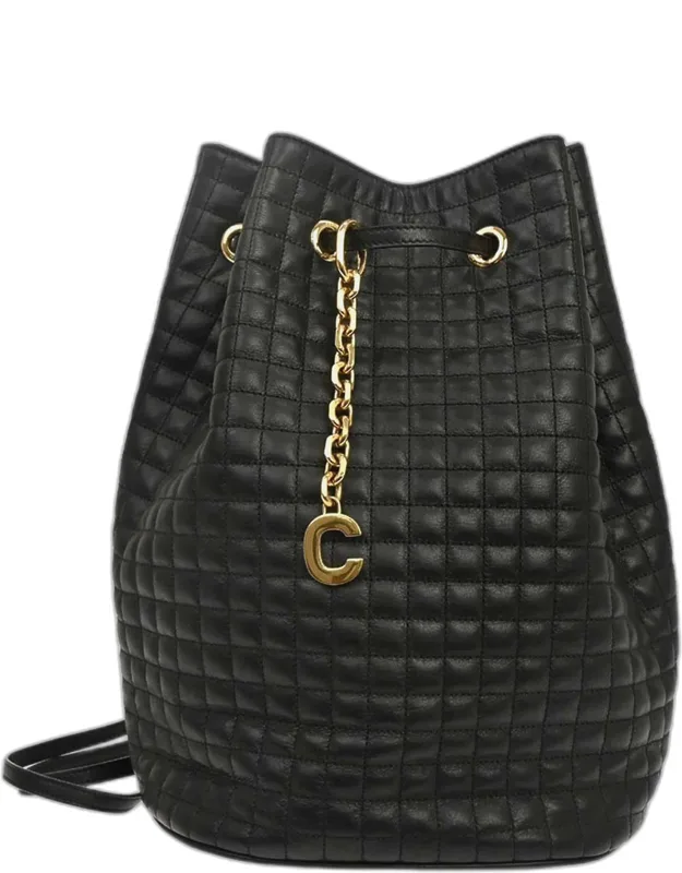 Charm Small Quilted Calfskin Leather Backpack Bag