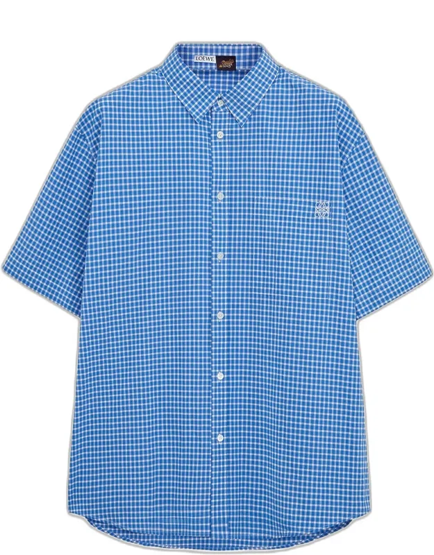 Check Cotton-blend Shirt