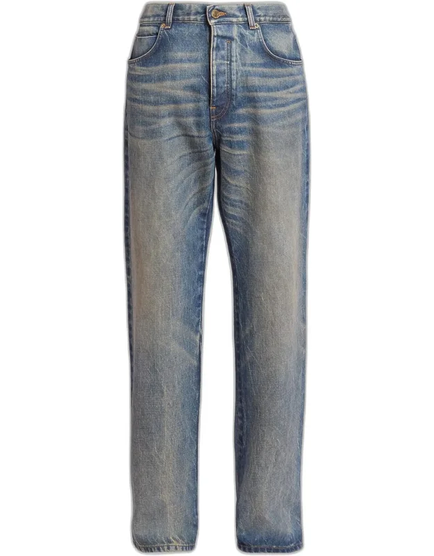Washed Loose-fit Jeans