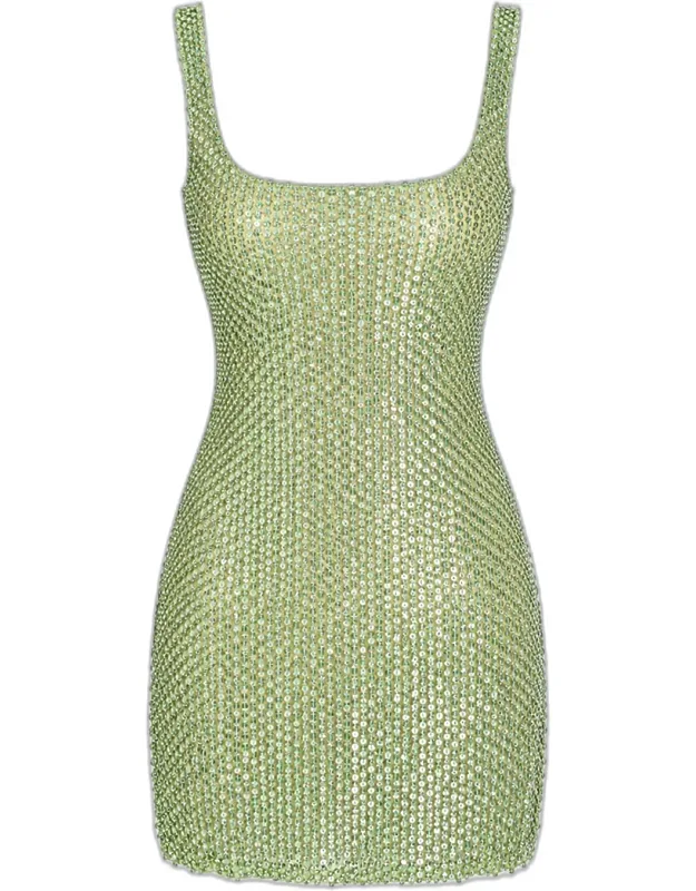 "theolonia Mini Dress With Scoop Neckline And Slim Silhouette"