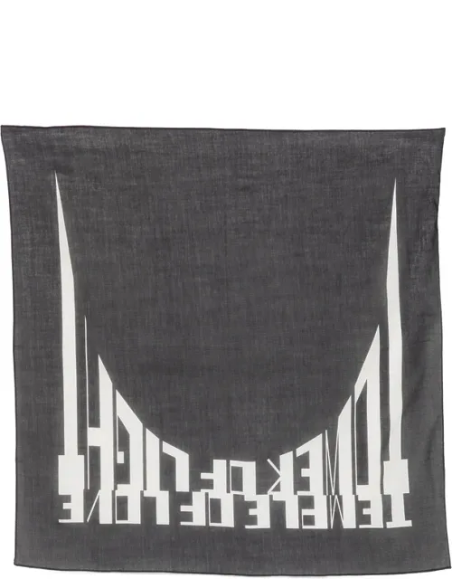Graphic-print Scarf