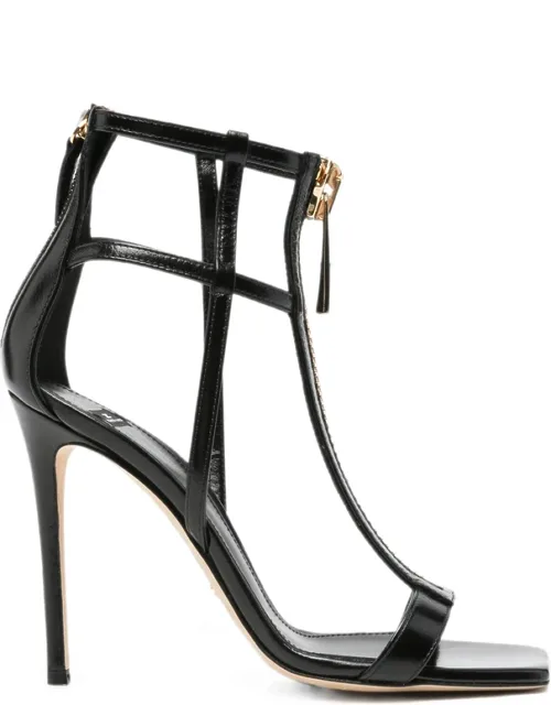 Zip-detail Cage Sandals