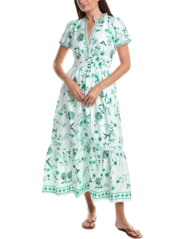 V Neck Maxi Dress