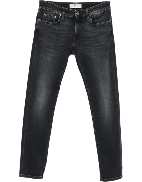 Faded-effect Slim-fit Jeans