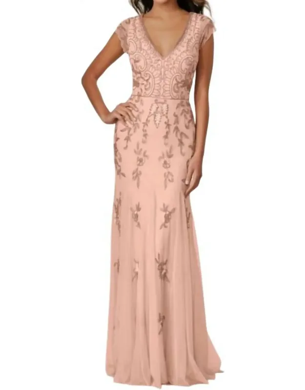 Floral Beaded Dress