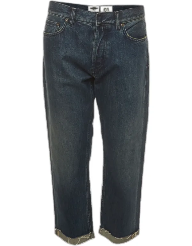 30 Montaigne Cropped Boyfriend Jeans M/waist 34"