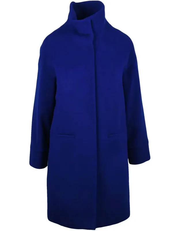 Virgin Wool-blend Coat
