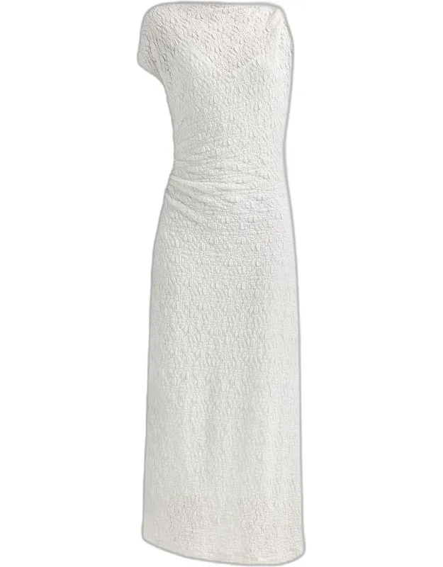 Astra Ruched A-line Midi Dress