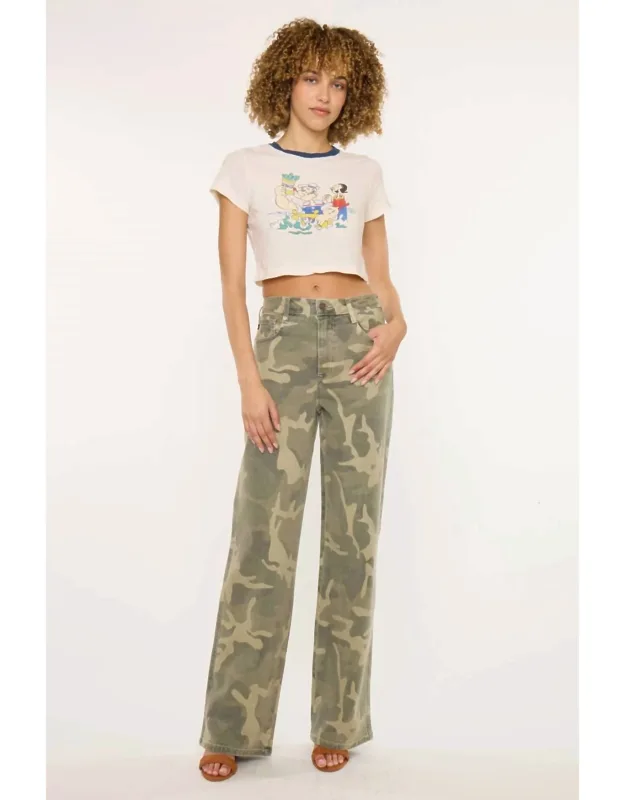 High-rise Wide-leg Jeans