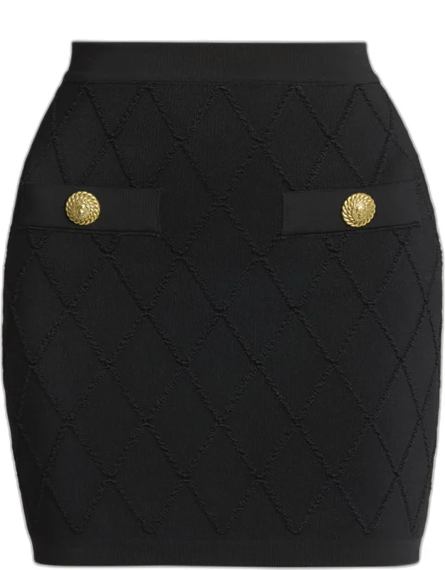 Quilted Mini Skirt