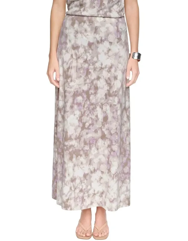 Printed Midi Skirt
