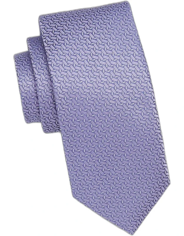 Zigzag Woven Silk Tie