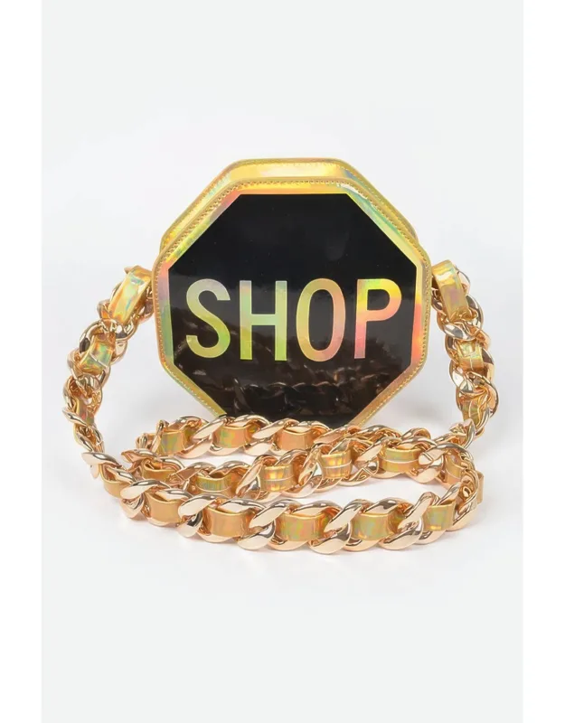 Mirror Novelty Chain Belt