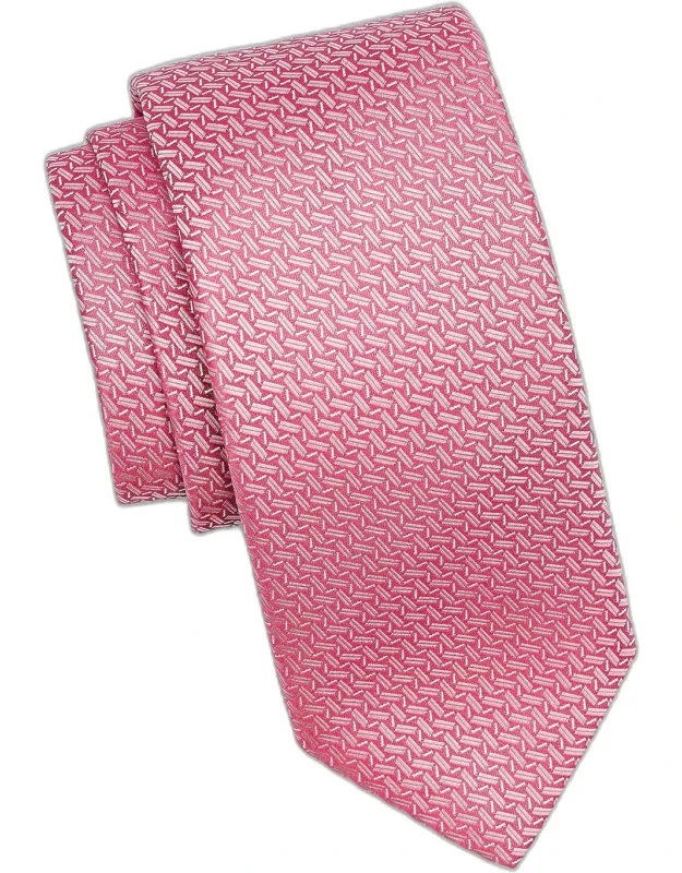 Zigzag Woven Silk Tie