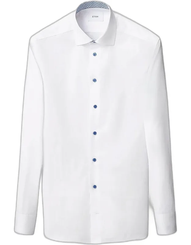 Signature Floral Twill Contemporary-fit Shirt