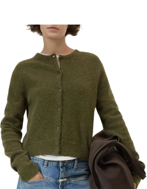 Crew Neck Cardigan