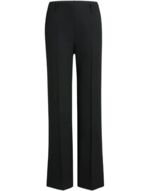 Straight-leg Split Hem Pants