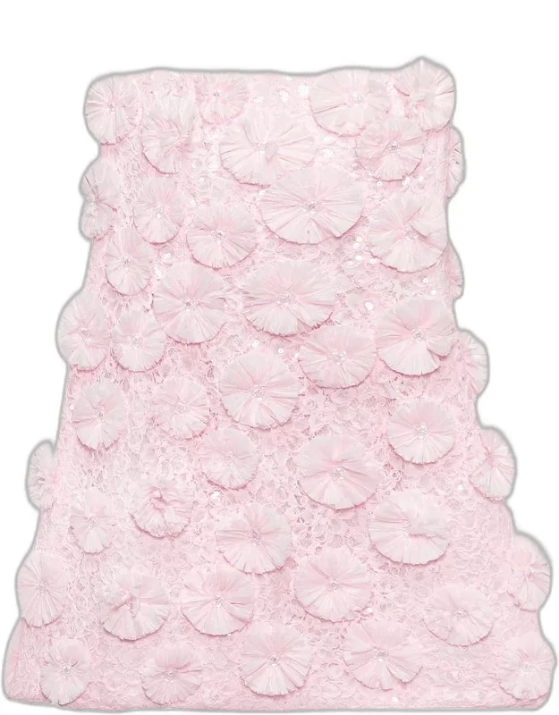 Holland Floral Strapless Mini Dress