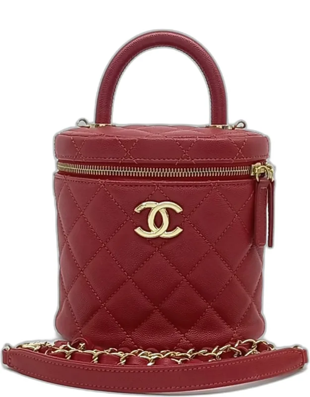 Caviar Top Handle Vanity Crossbody Bag